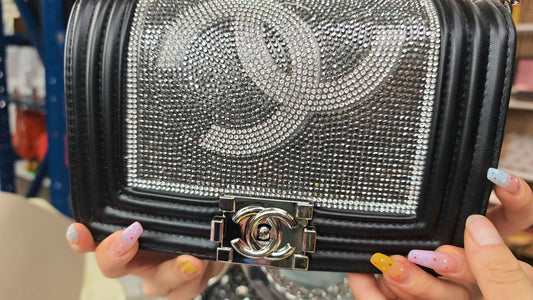 Chanel - black le boy-7.5